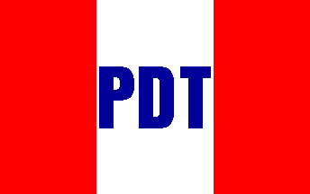 Variant Flag of the Democratic Labor Party (Brazil)